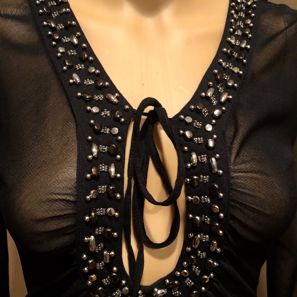Inc. Beaded Coverup New with Tags
